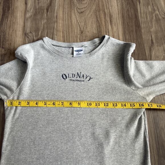 Vintage Y2K Old Navy T-Shirt Men's Size M Gray Mall Core - Picture 4 of 6